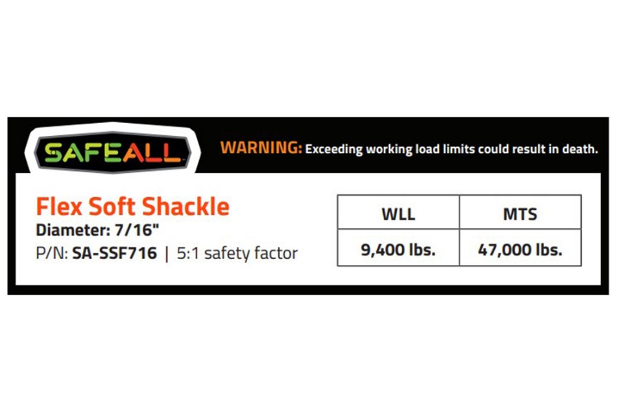 Picture of SafeAll Power Series Flex Shackle