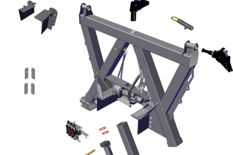 Picture of In The Ditch, Hydraulic Cylinder Fitting