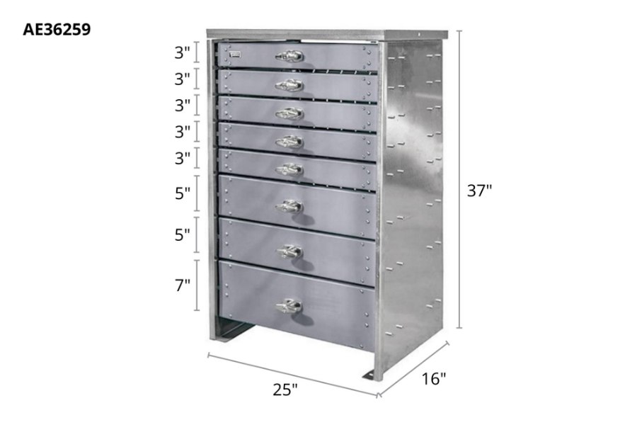 Picture of Stellar 8 Drawer Toolbox Systems
