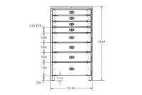Picture of Stellar 8 Drawer Toolbox Systems