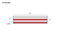 Picture of CTech 2 Drawer Red Toolbox Systems