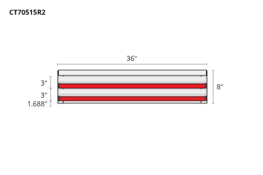 Picture of CTech 2 Drawer Red Toolbox Systems
