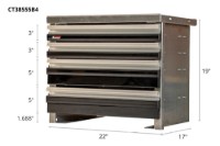 Picture of CTech 4 Drawer Black Toolbox Systems