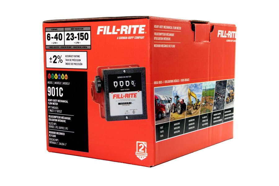 Picture of Fill-Rite 6-40 GPM 4-Digit Mechanical Fuel Transfer Meter