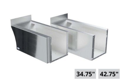 Picture of In The Ditch Storage Fenders Stainless Steel Panels