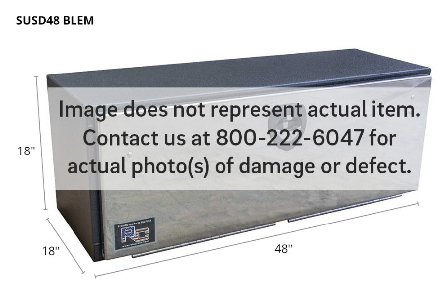 Picture of RC Steel 48in Toolbox w/Stainless Steel Door Scratched and Dented