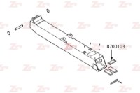 Picture of Miller Wheel Lift Spacer Bar, Vulcan 805