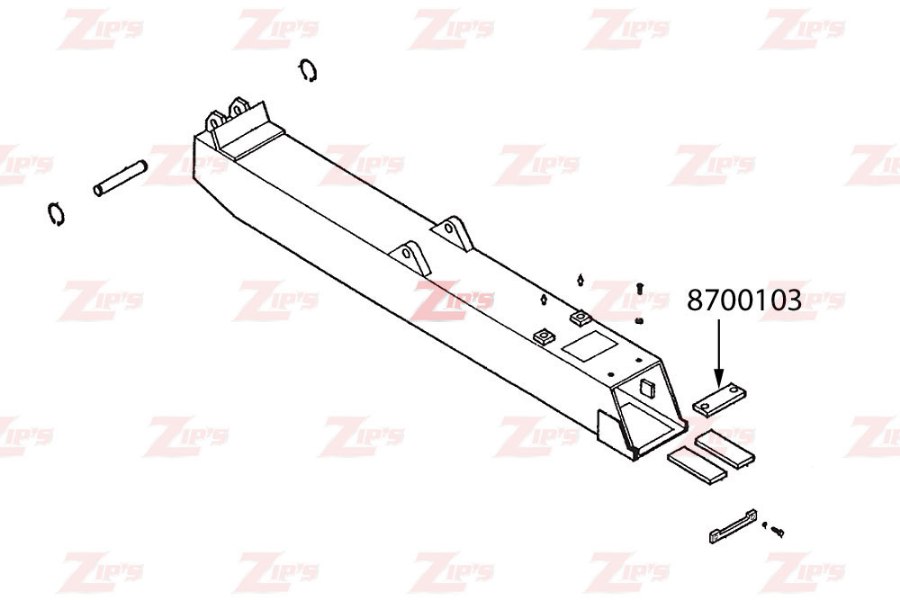 Picture of Miller Wheel Lift Spacer Bar, Vulcan 805