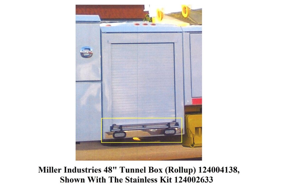 Picture of Roll-Up Door, Aluminum Tunnel Box, 48"