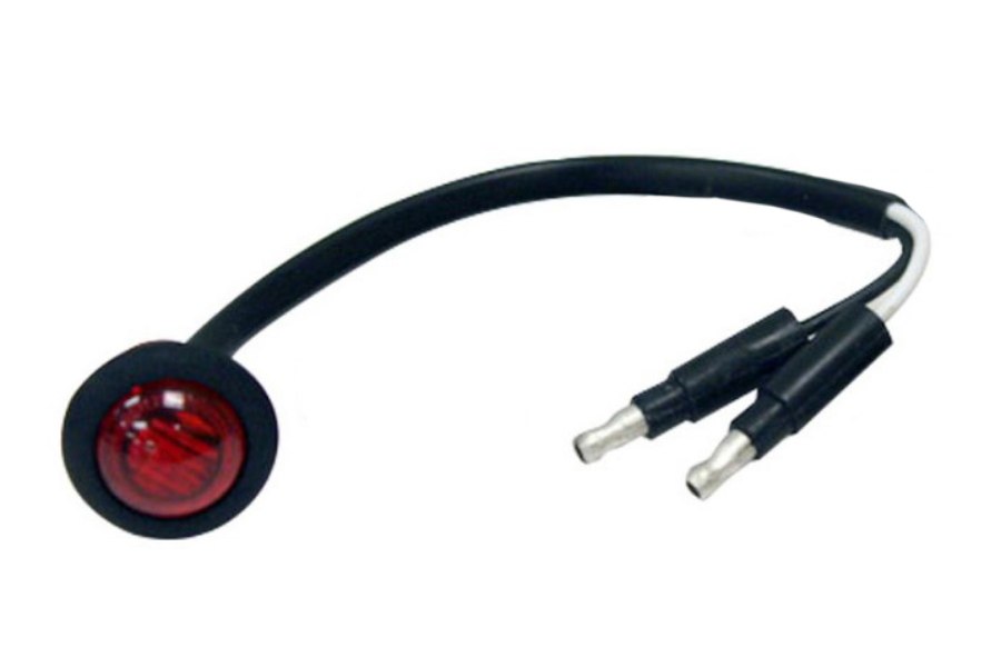 Picture of Buyers 3/4" Red Round LED Marker Light w/ Grommet