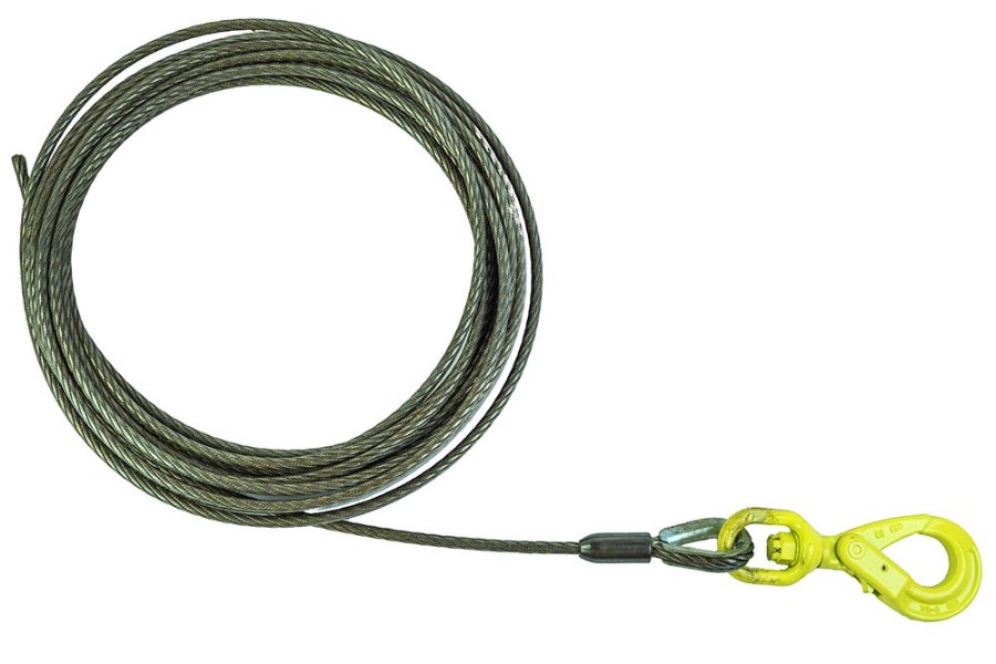 Picture of SafeAll Swaged Winch Line with Self-Locking Swivel Hook