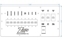 Picture of 9 Position A-Series Floor Mount Switch Panel