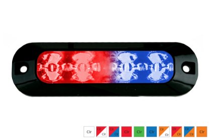 Picture of ECCO Warning LED Single - Split / Dual Color Surface Mount