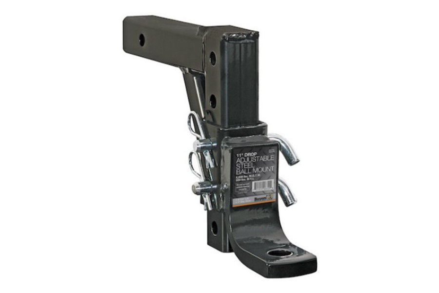 Picture of Buyers Adjustable Ball Mount for 2 Inch Hitch Receivers