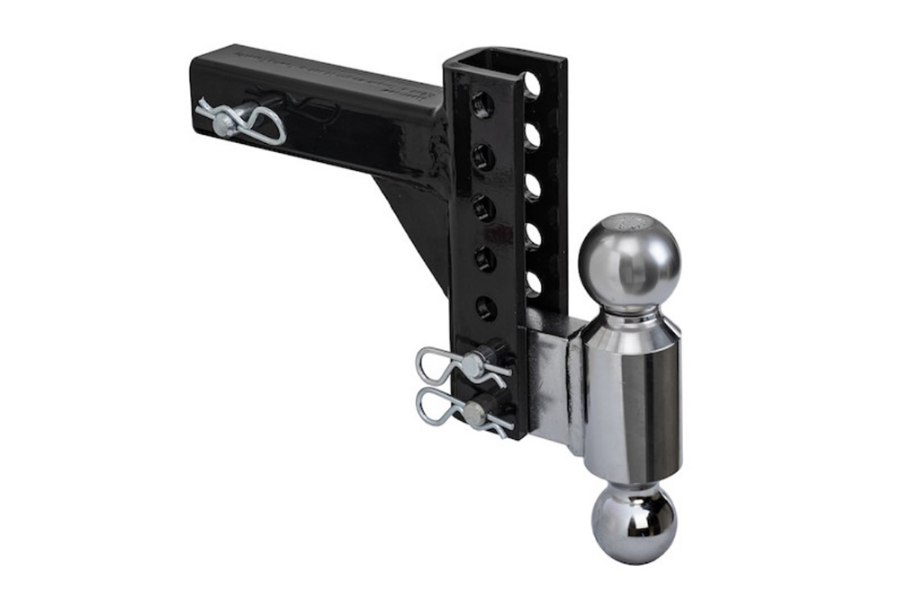 Picture of Buyers Adjustable Dual Ball Hitch with 2in and 2 5/16in Towing Balls for 2in Hitch Receivers