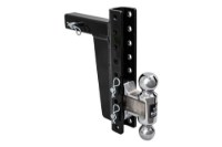 Picture of Buyers Adjustable Dual Ball Hitch with 2in and 2 5/16in Towing Balls for 2in Hitch Receivers