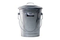 Picture of In The Ditch Galvanized Steel Trash Can with Lid