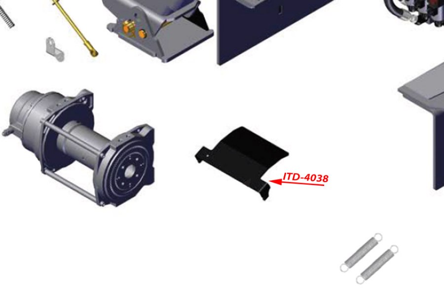 Picture of In The Ditch SP12000 Tensioner Plate