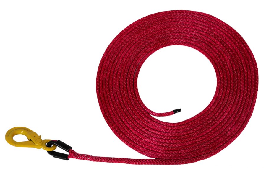 Picture of AmSteel-Blue Synthetic Winch Lines w/ Self-Locking Hook | 5/16" - 1/2"