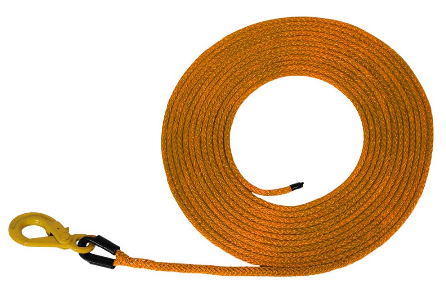 Picture of AmSteel-Blue Synthetic Winch Lines w/ Self-Locking Hook | 5/16" - 1/2"