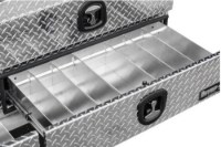 Picture of Buyers Compression Latch Topsider Diamond Tread Aluminum HD Flatbed Contractor w/Lower Drawers
