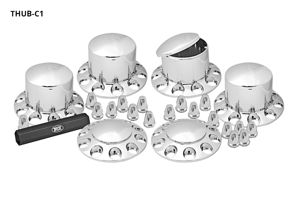 Chrome ABS Plastic Dome Hubcap