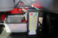 Picture of Zip's Custom Freightliner M2's Center Console Floor Toolbox