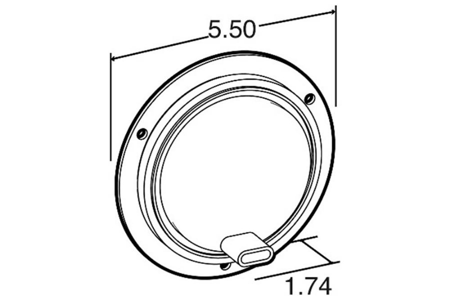 Picture of Truck-Lite Round Super 44 Stop/Tail/Turn 42 Diode Light w/ Mounting Option
