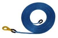 Picture of Amsteel-Blue Light Duty Synthetic Rope Extensions with Self-Locking Hook and
Thimble | 5/16"-1/2"