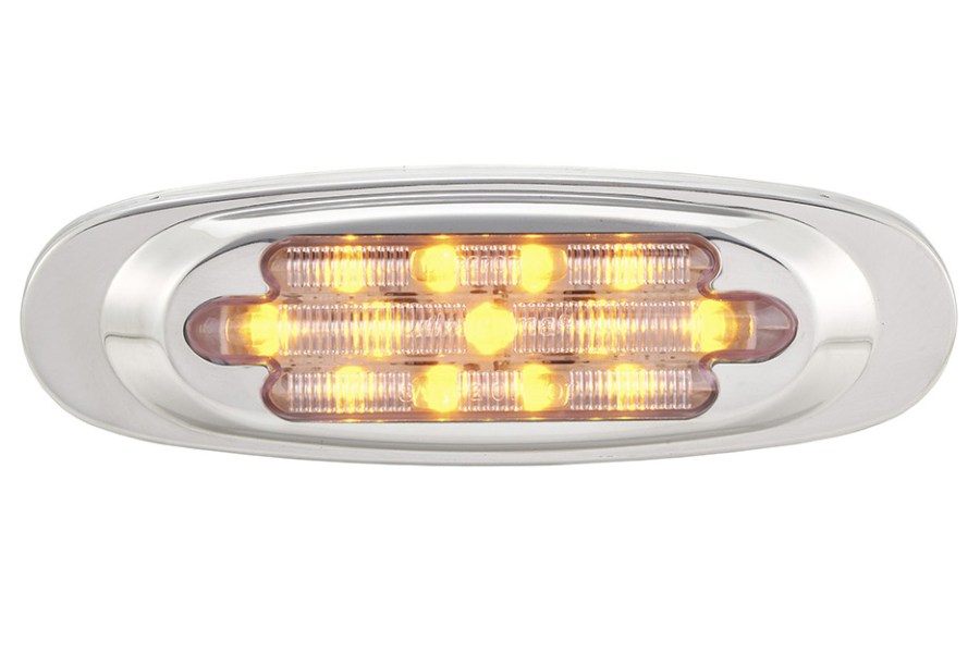 Picture of Maxxima 6" SS Oval Clearance Marker Light w/ 13 LEDs