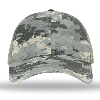 Picture of Richardson Garment Washed Printed Trucker Cap