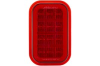 Picture of Maxxima 3"x5" Red Rectangular STT - Glow Edge