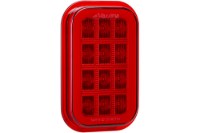 Picture of Maxxima 3"x5" Red Rectangular STT - Glow Edge