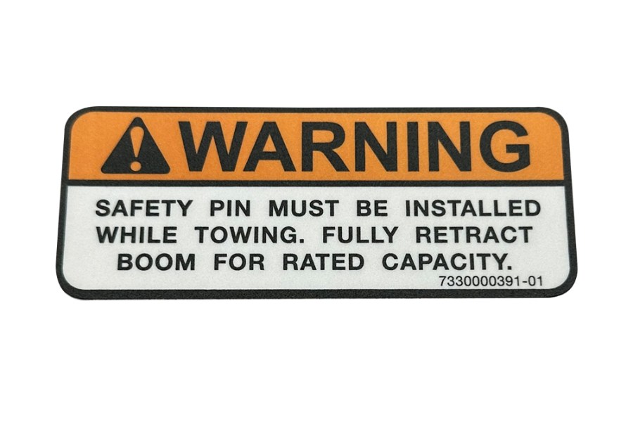 Picture of Jerr-Dan Warning Pinch Point Decal