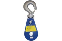 Picture of Yoke Snatch Blocks w/Swivel Hooks, 8", 15 Ton