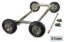 Picture of Collins Hi-Speed Dolly HERO Zinc Plated Aluminum Cross Rails & Aluminum Diamond Cut Wheel