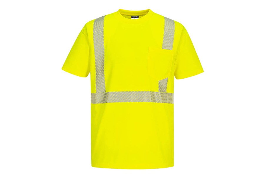 Picture of Portwest Hi-Vis Segmented Tape Short Sleeve T-Shirt