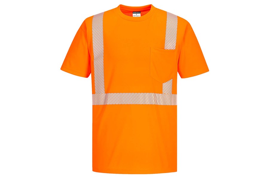 Picture of Portwest Hi-Vis Segmented Tape Short Sleeve T-Shirt