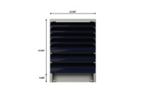 Picture of CTech 7 Drawer Midnight Blue Black Anodized Handles 20K Crane 1st Front VT