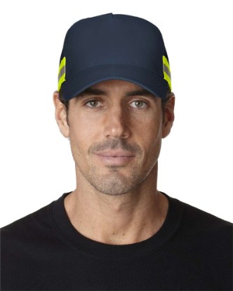 Picture of Adams Headwear Trucker Reflector High-Vis Constructed Cap
