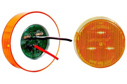 Picture of Maxxima 2 1/2" Round Amber Auxiliary Park Turn Light