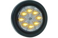 Picture of Maxxima 2" Round LED Clearance Light with Clearn Lens, Grommet and Short Wire