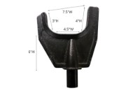 Picture of Miller Medium Offset Axle Fork Set - 6" Wide Opening