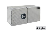 Picture of Buyers Diamond Tread Double Door Aluminum Underbody Truck Box w/Barn Door Series