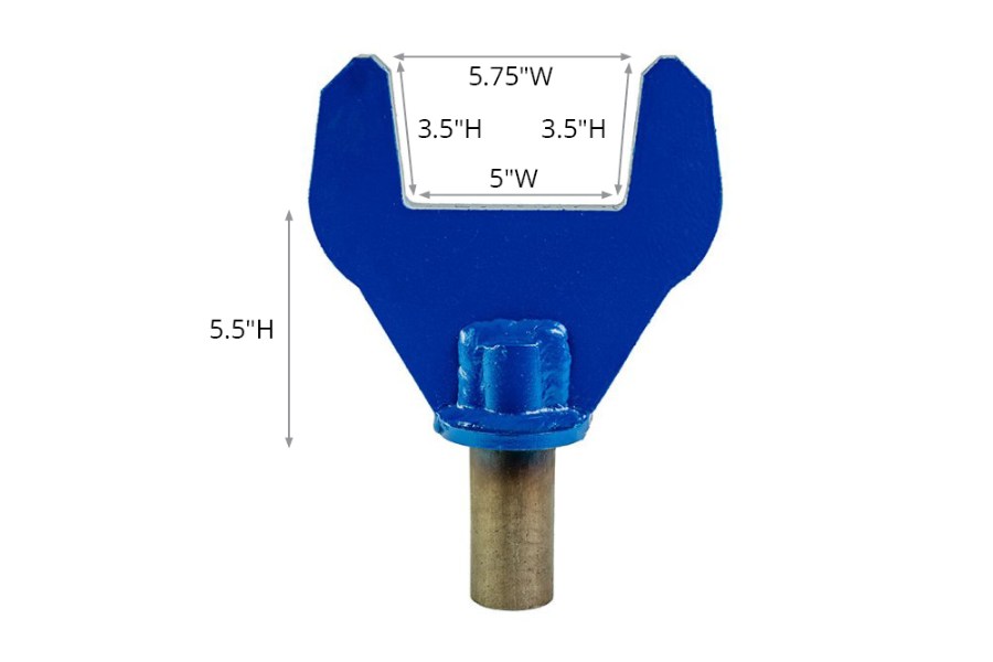 Picture of AW Direct Volvo Axle Fork - 5" Wide Opening