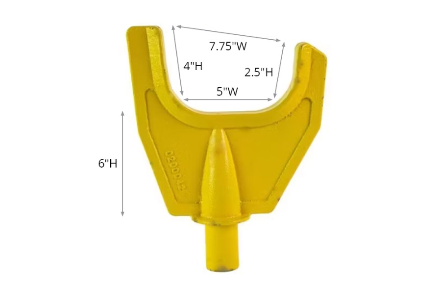 Picture of Miller Medium Round Axle Fork - 7.25" Wide Opening
