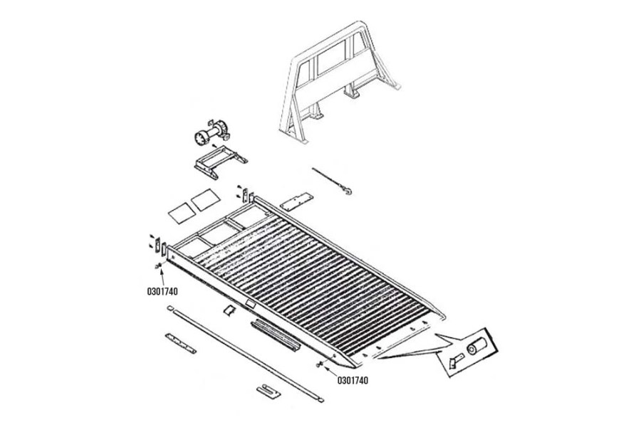 Picture of Miller, Carrier Clearance Light Grommet Kit 2.5" Round Black