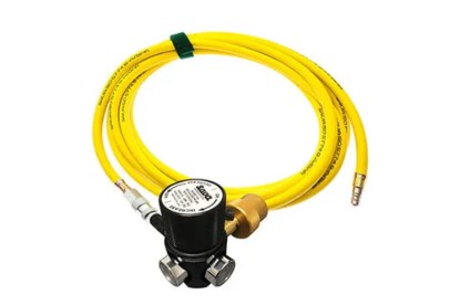 Picture of SAVA Pressure Regulator with 6' Yellow Hose, 116-145 PSI