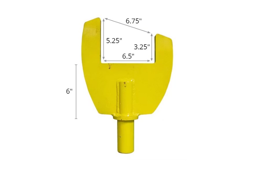 Picture of Zacklift 6" x 6.5" Fork, Square Base