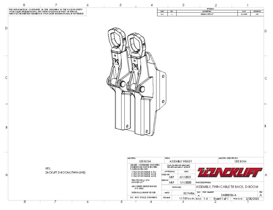 Picture of Zacklift Quick-Back